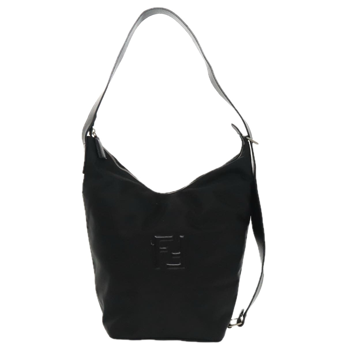 Fendi Ff Black Synthetic Shoulder Bag ()