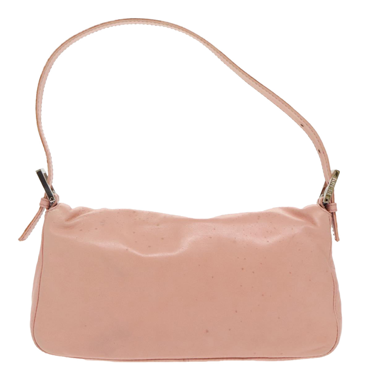 Fendi Baguette Pink Leather Shoulder Bag ()