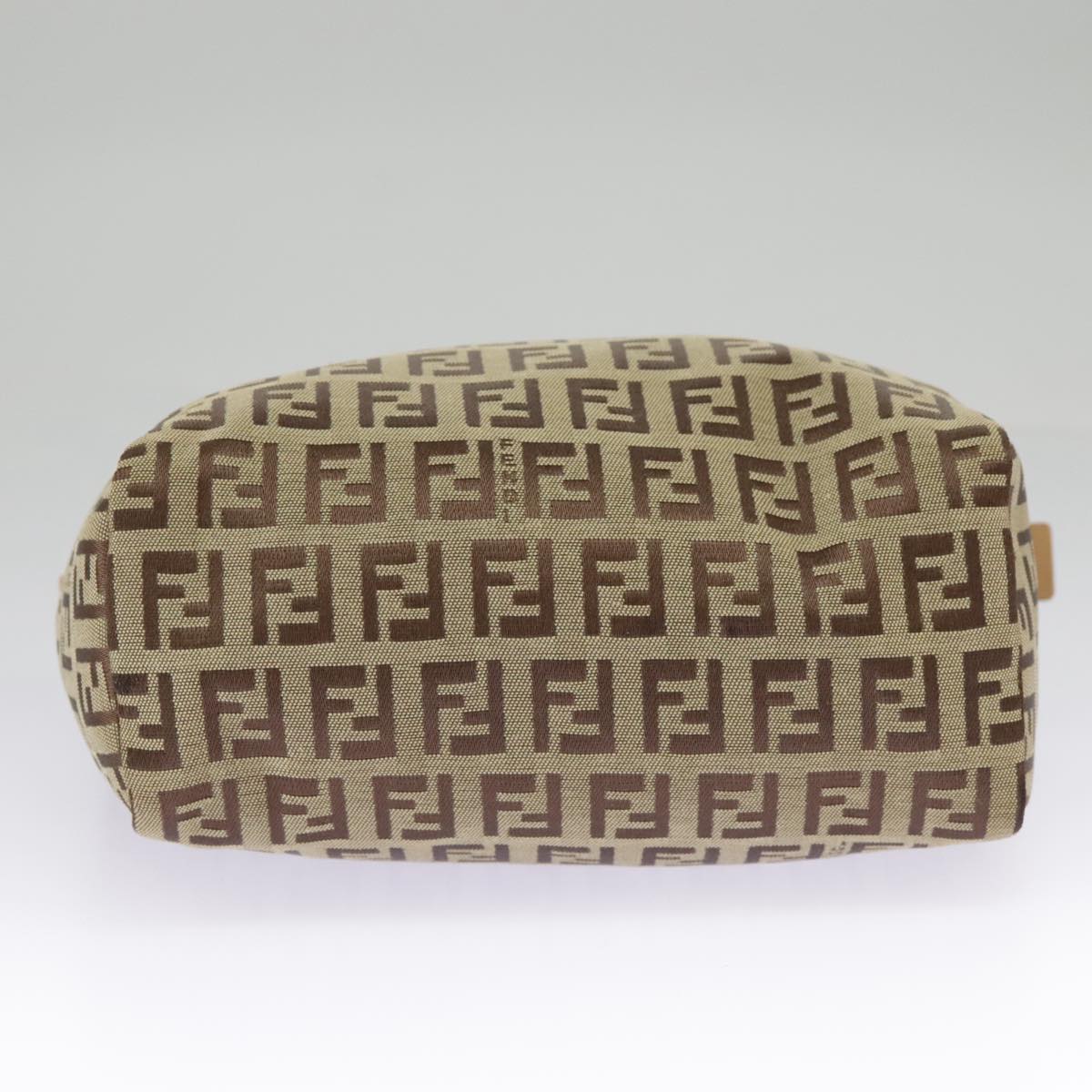 Fendi Zucchino Beige Canvas Handbag ()