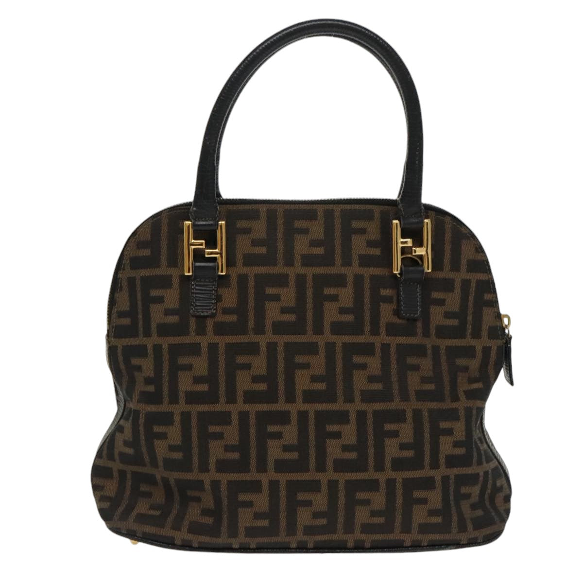 Fendi Zucca Brown Canvas Handbag ()