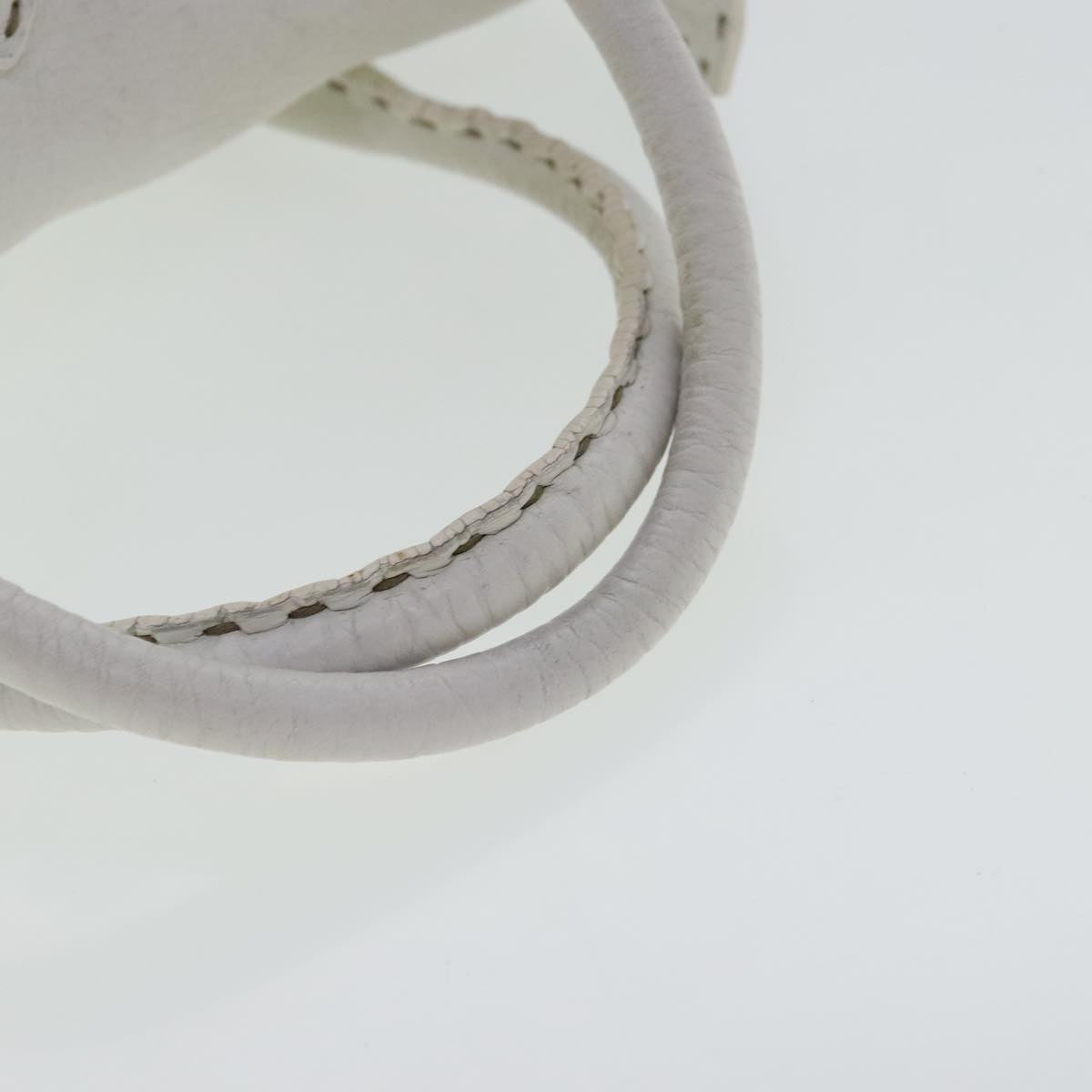 Fendi Selleria White Leather Handbag ()