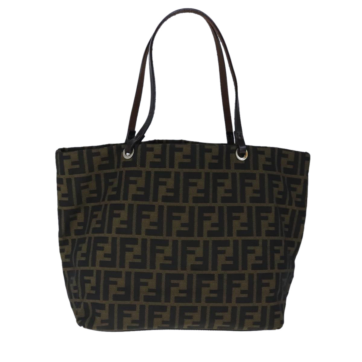 Fendi Brown Canvas Tote Bag ()