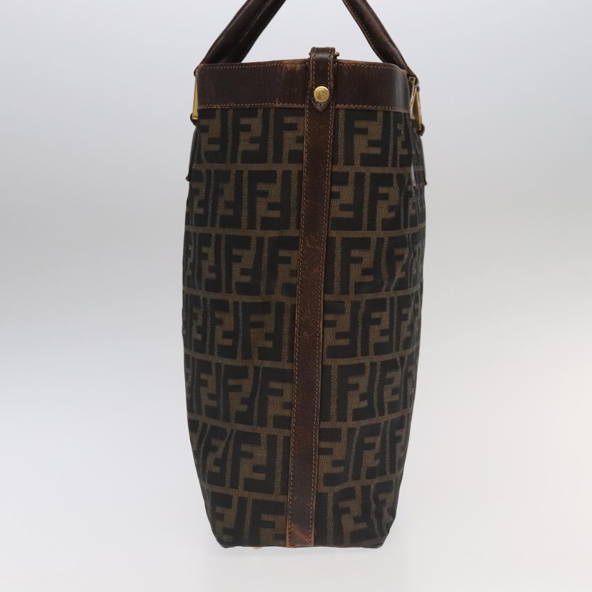 Fendi Zucca Brown Canvas Handbag ()