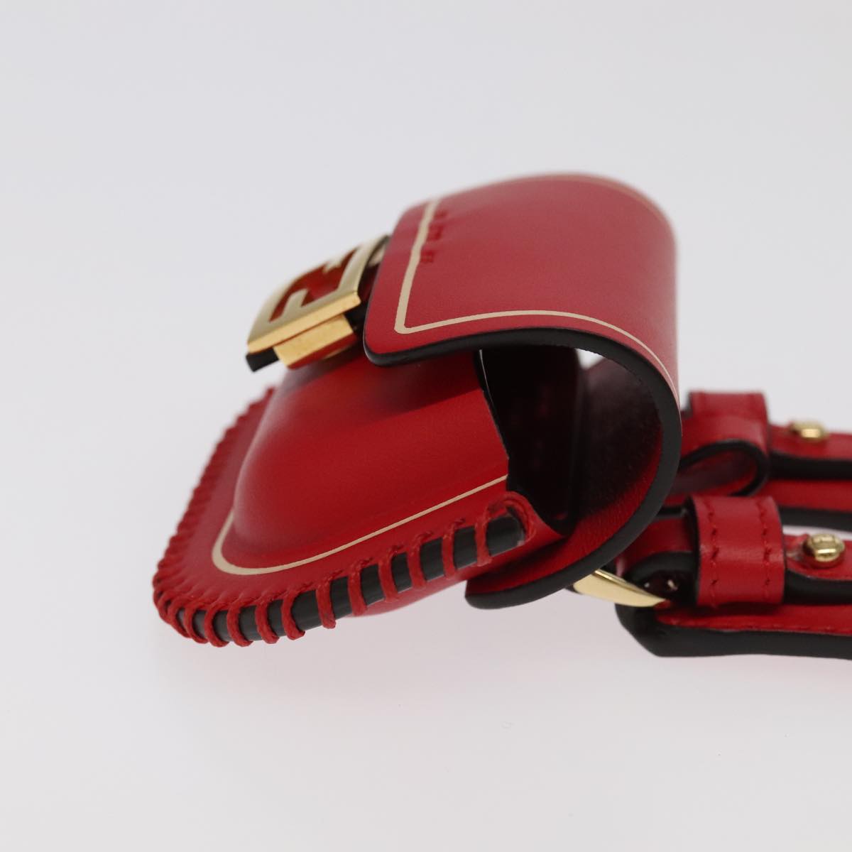 Fendi Baguette Red Leather Wallet ()