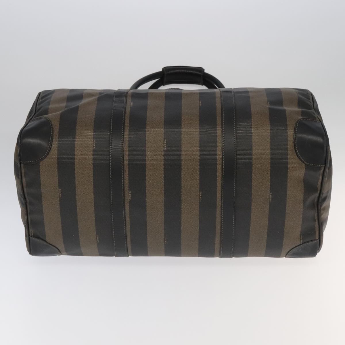 Fendi Pequin Brown Canvas Travel Bag ()