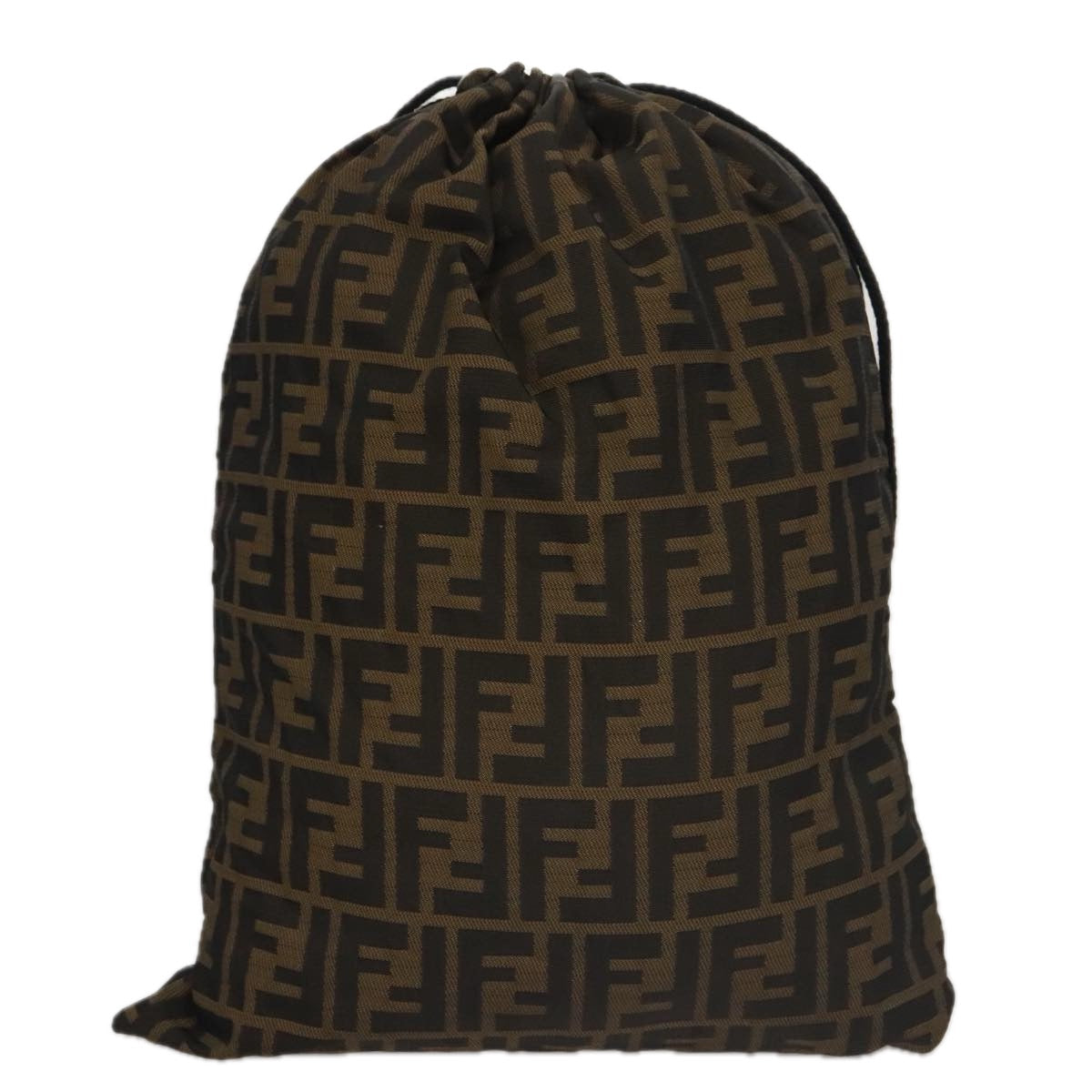 Fendi Zucca Brown Canvas Clutch Bag ()