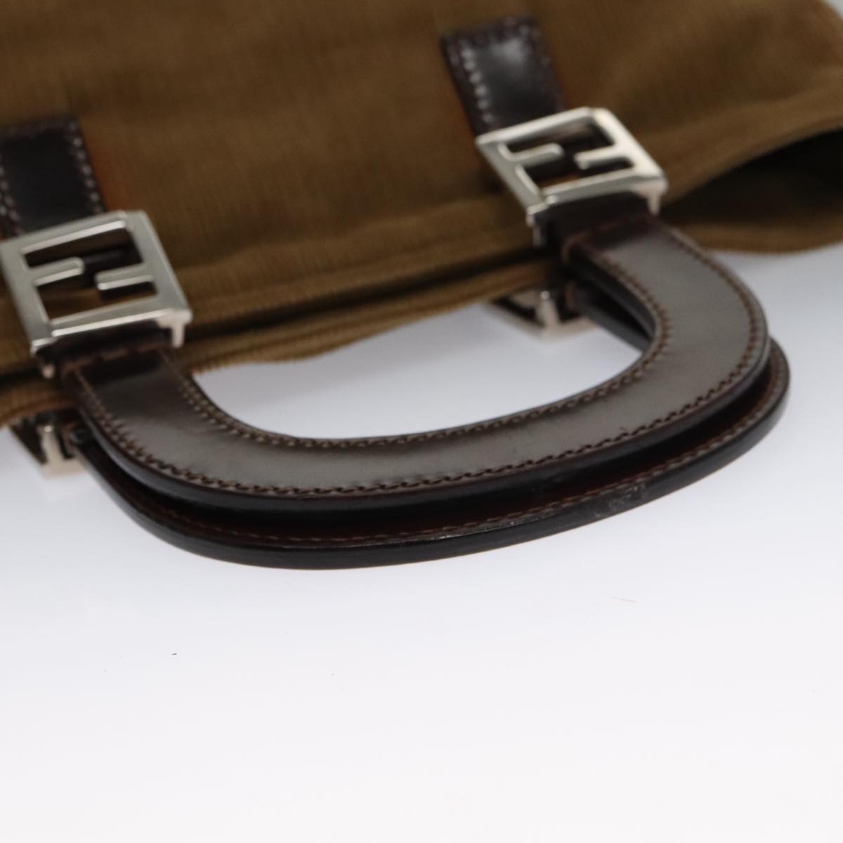 Fendi Brown Canvas Handbag ()