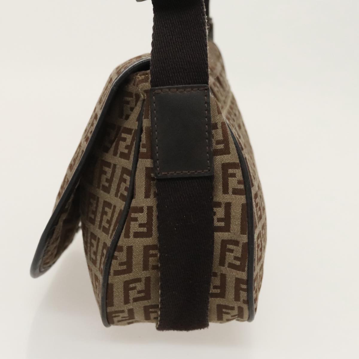 Fendi Brown Canvas Shoulder Bag ()