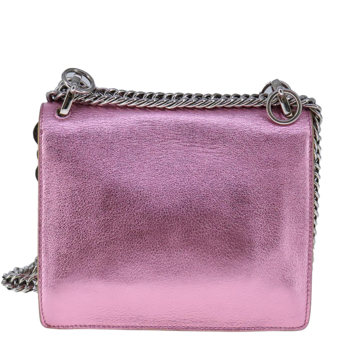 Fendi Kan I Pink Leather Shoulder Bag ()