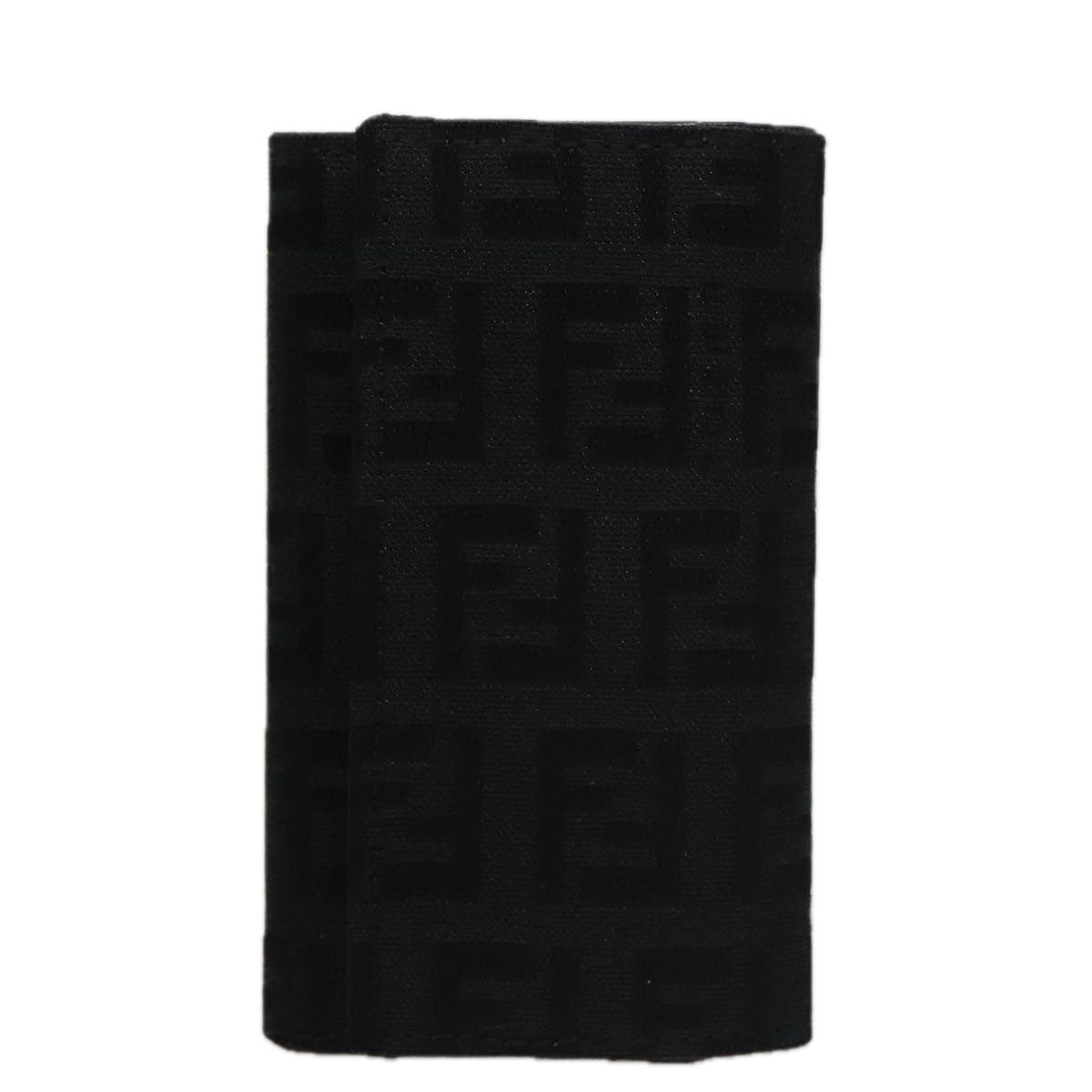 Fendi Zucchino Black Canvas Wallet ()