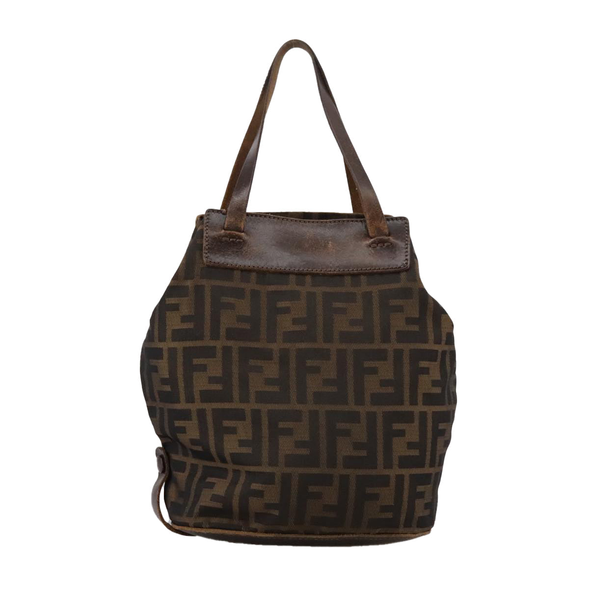 Fendi Zucca Brown Canvas Handbag ()