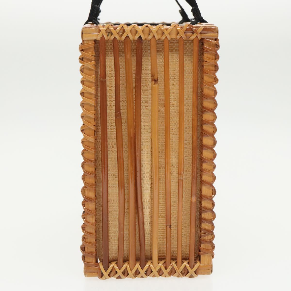Fendi Basket Beige Wood Handbag ()