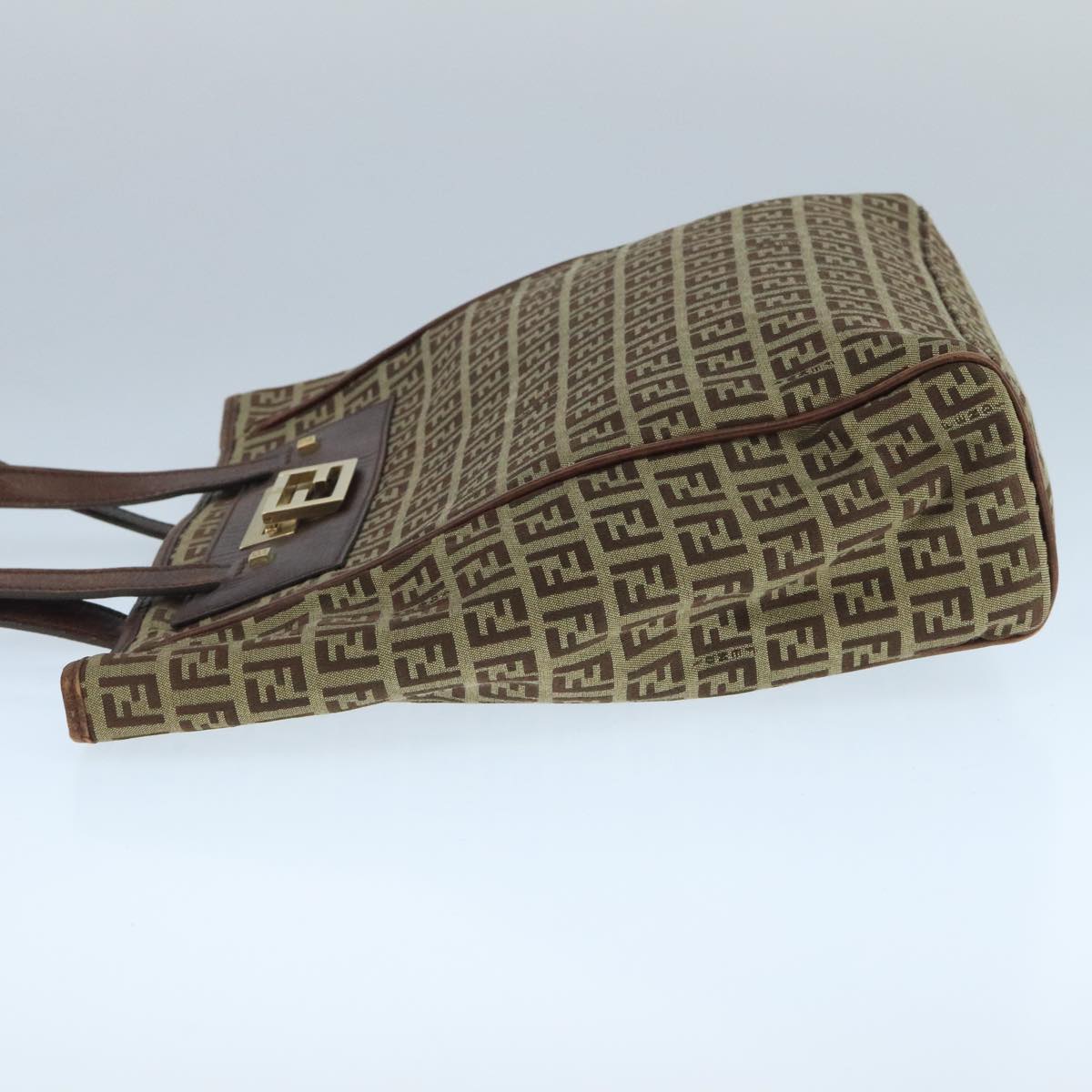 Fendi Zucchino Beige Canvas Tote Bag ()