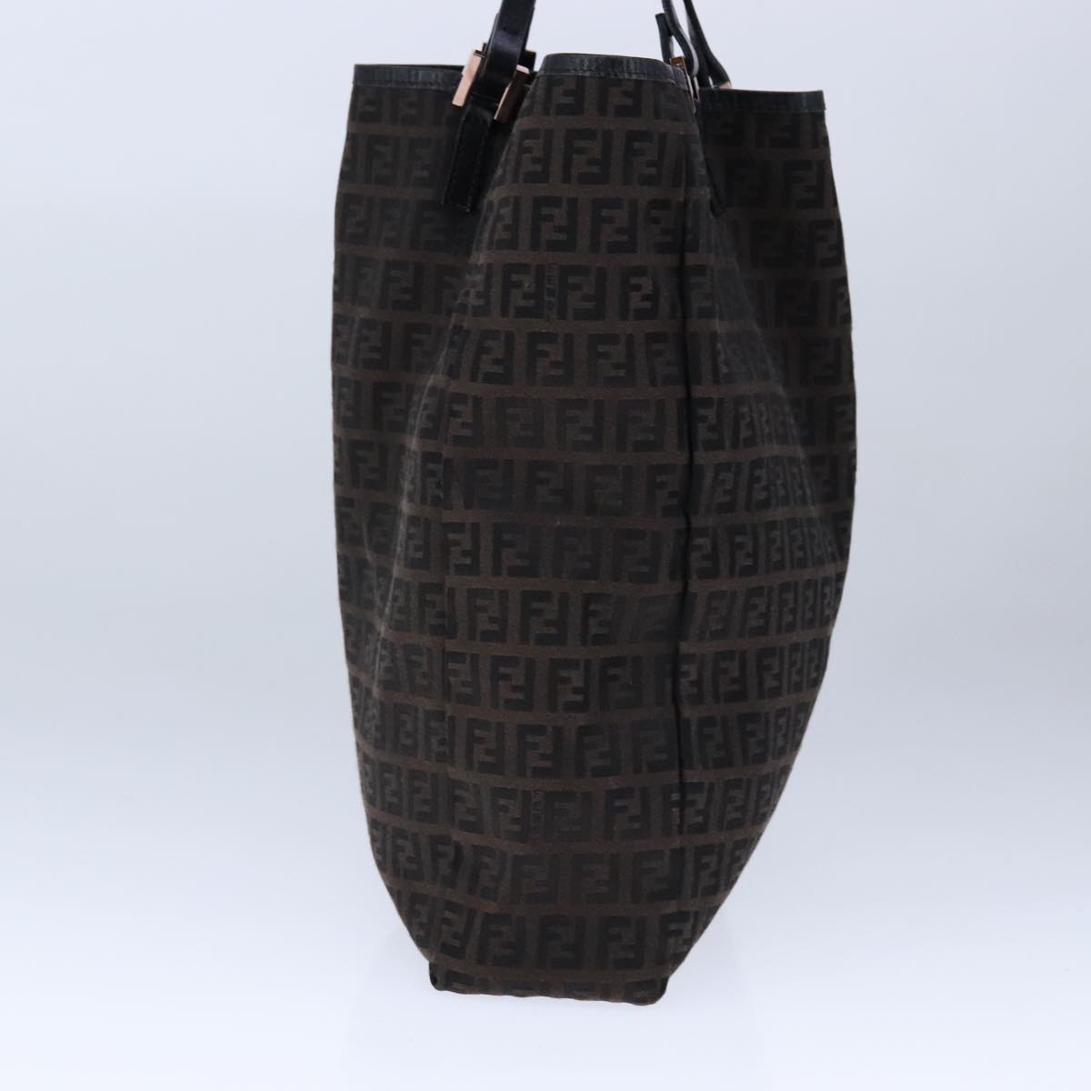 Fendi Zucchino Brown Canvas Tote Bag ()