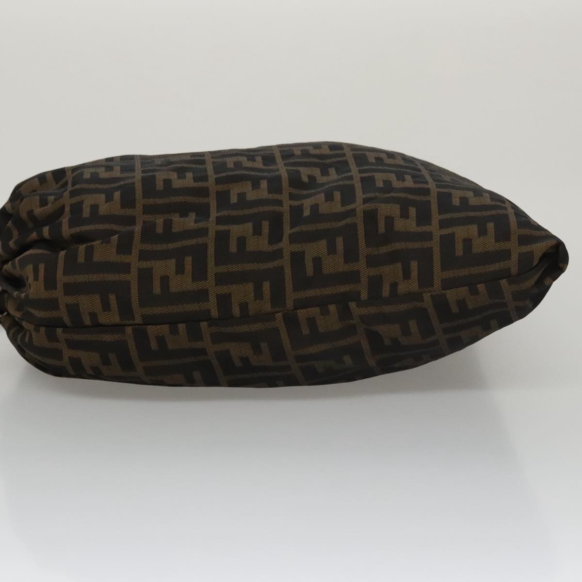 Fendi Zucca Brown Canvas Clutch Bag ()