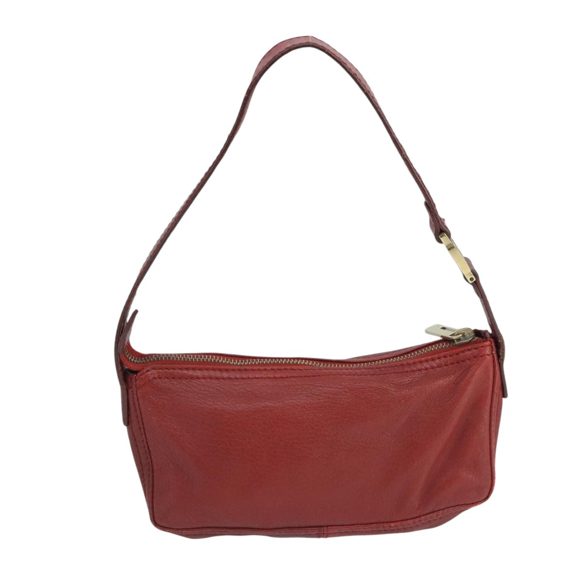 Fendi Burgundy Leather Shoulder Bag ()
