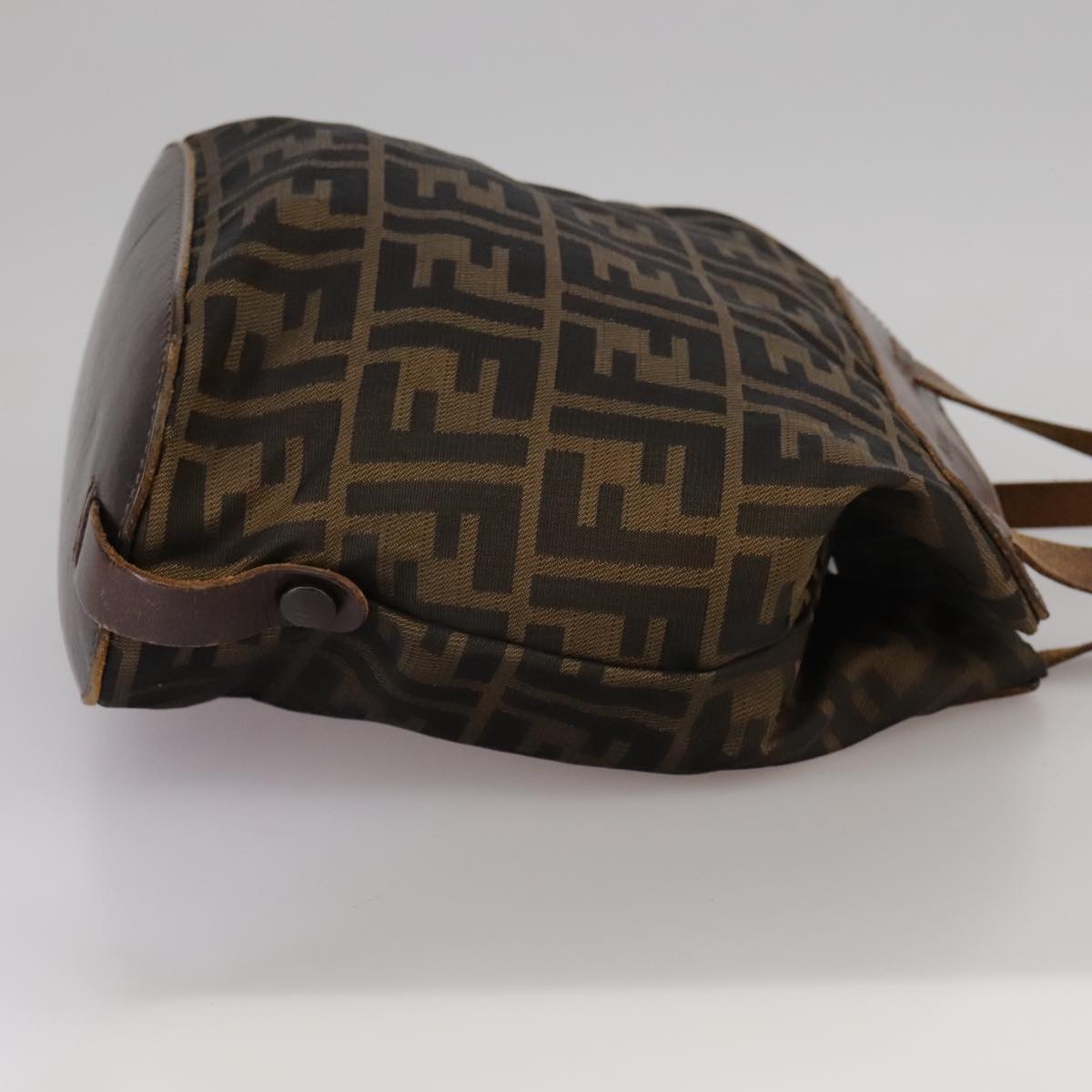 Fendi Zucca Brown Canvas Handbag ()