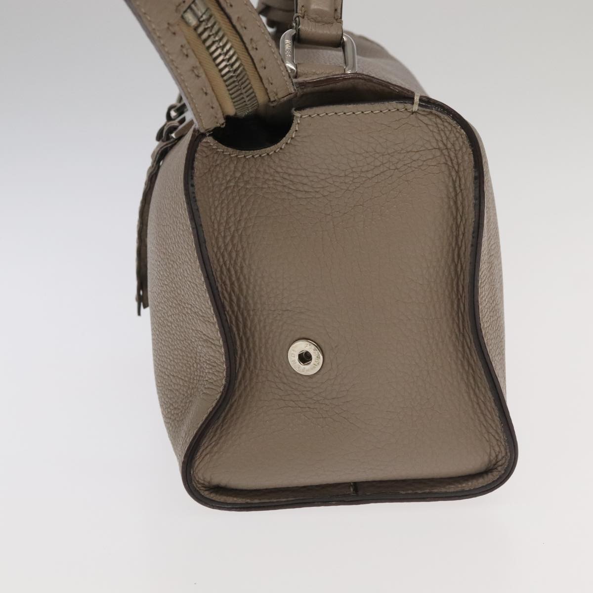 Fendi Lei Selleria Beige Leather Handbag ()