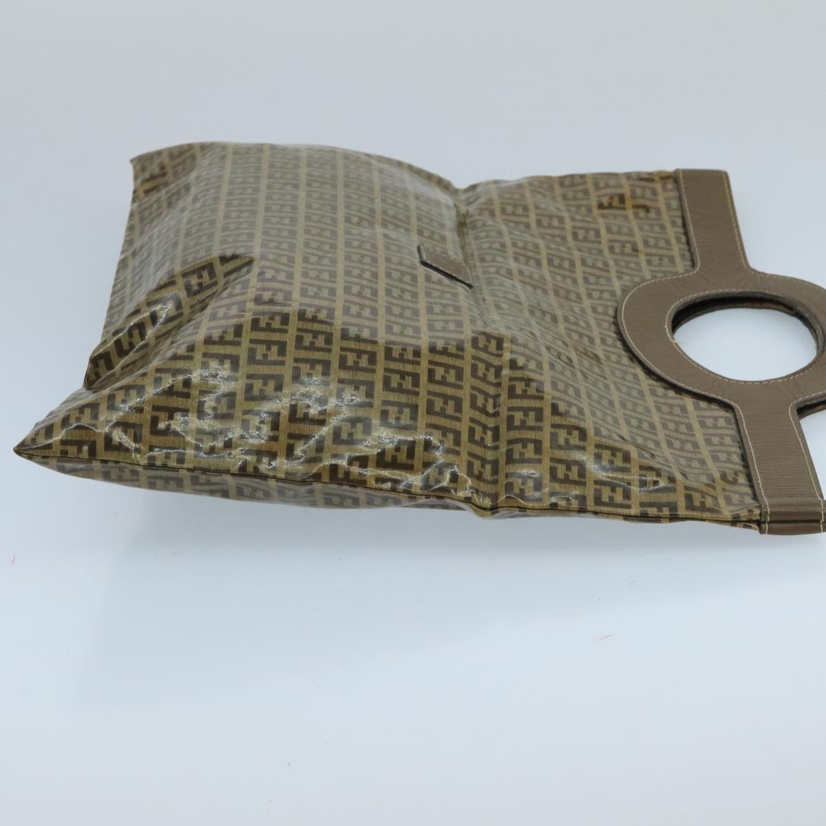 Fendi Zucchino Brown Canvas Tote Bag ()