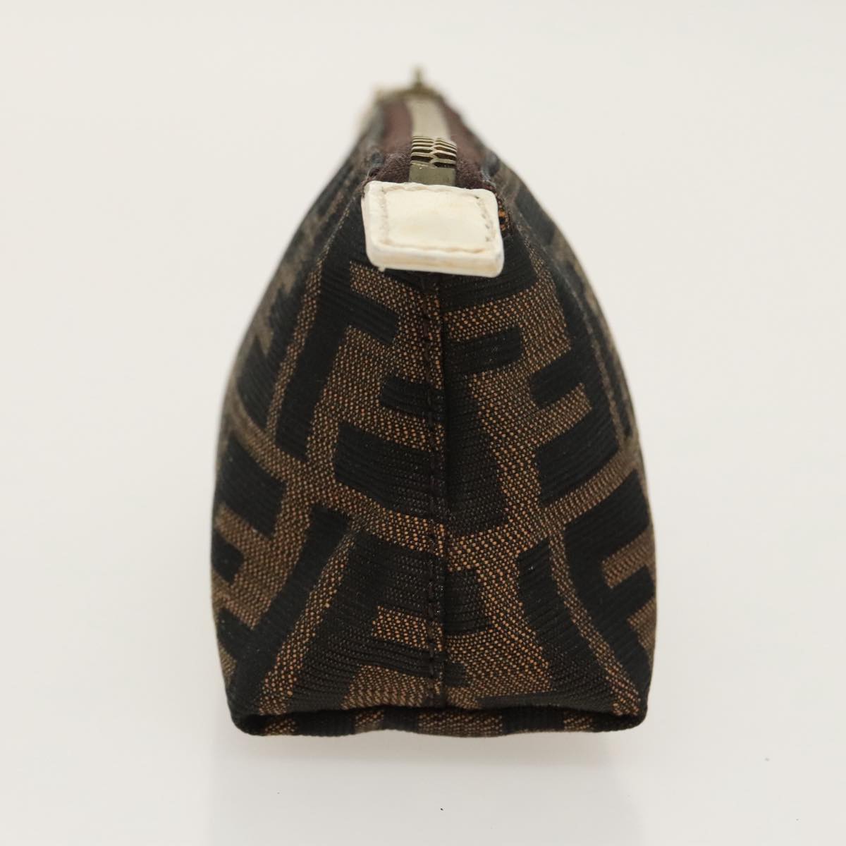 Fendi Brown Canvas Clutch Bag ()