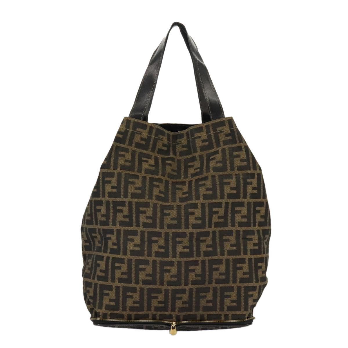 Fendi Brown Canvas Tote Bag ()
