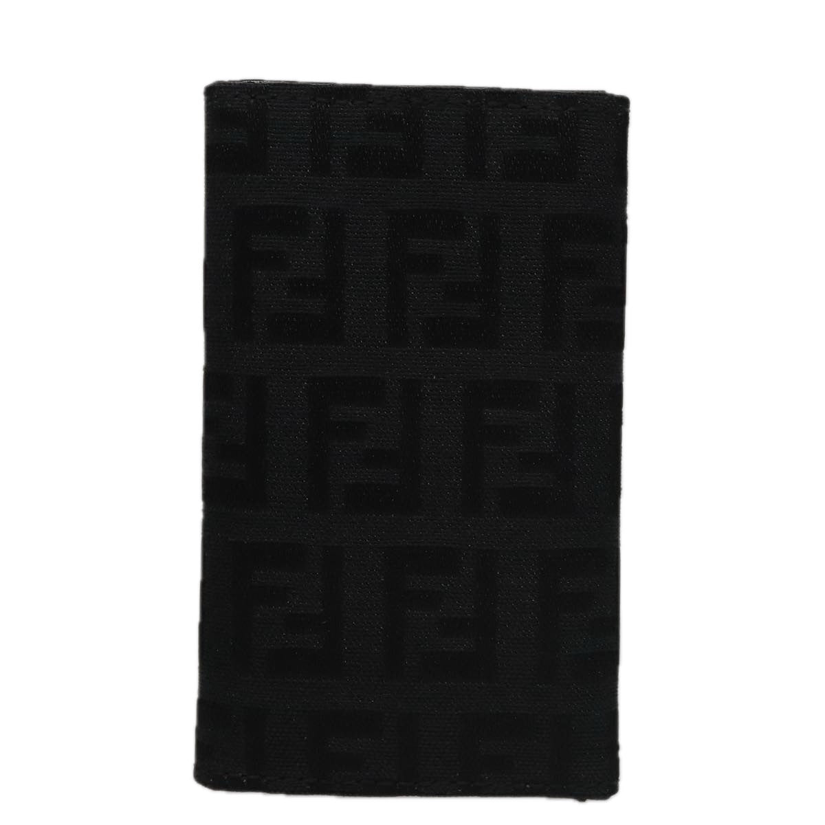 Fendi Zucchino Black Canvas Wallet ()