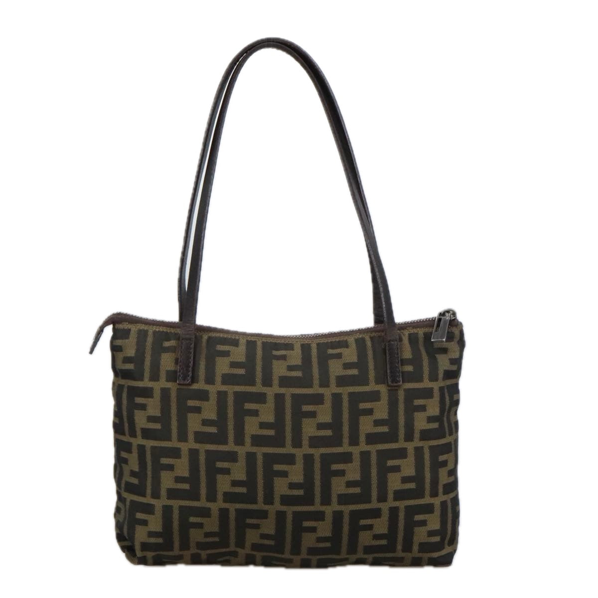 Fendi Roll Bag Brown Canvas Tote Bag ()