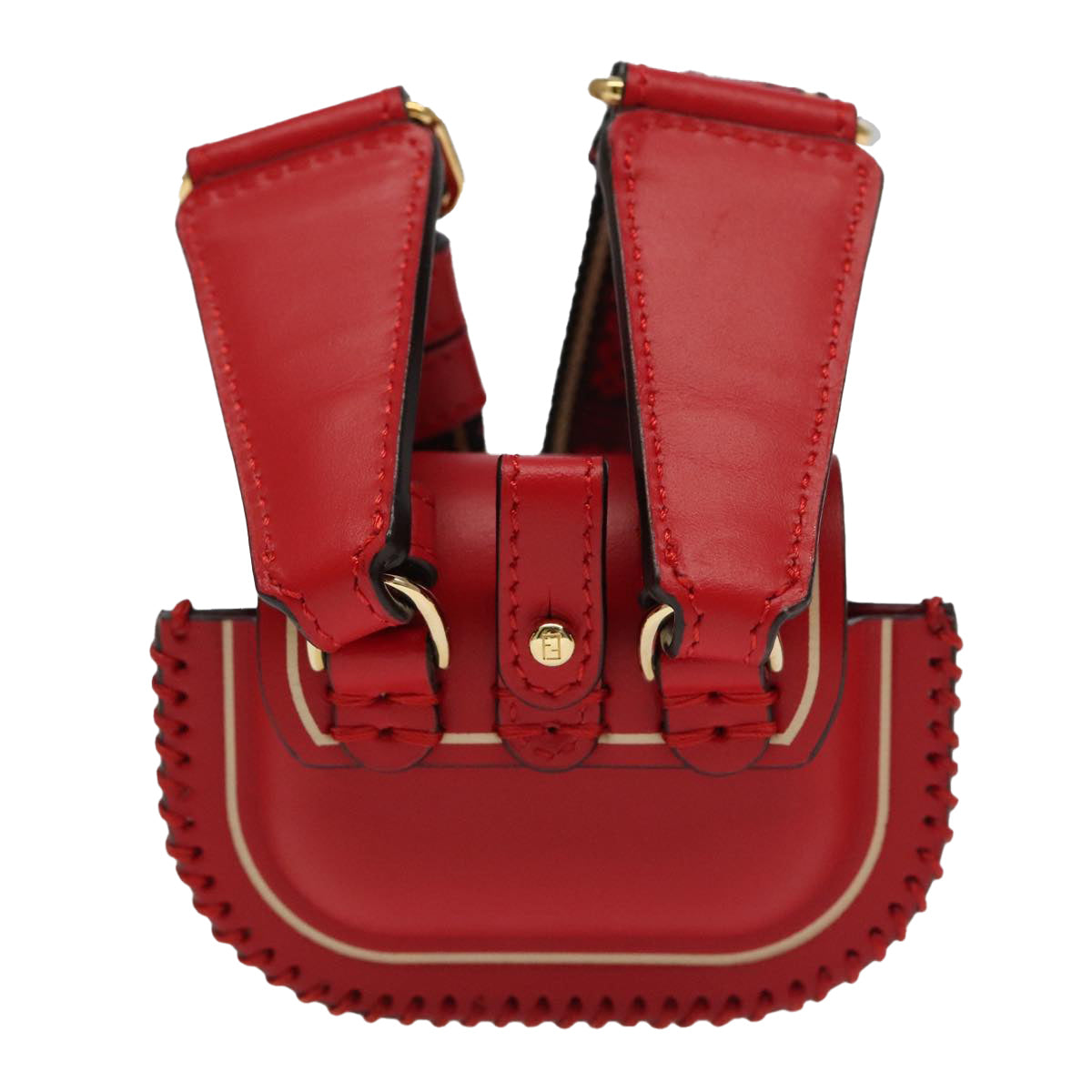 Fendi Baguette Red Leather Wallet ()