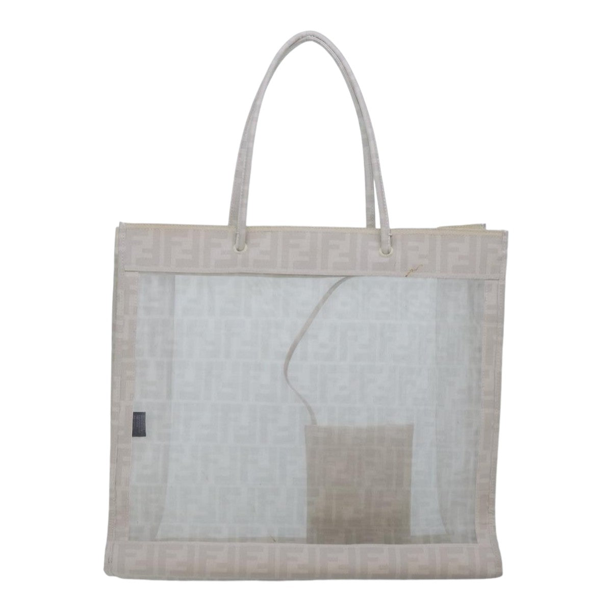 Fendi Zucca Beige Canvas Tote Bag ()