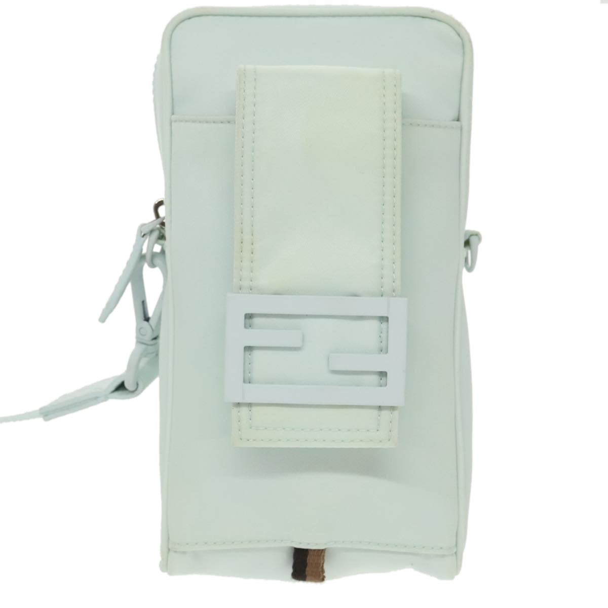 Fendi Ff Blue Synthetic Shoulder Bag ()