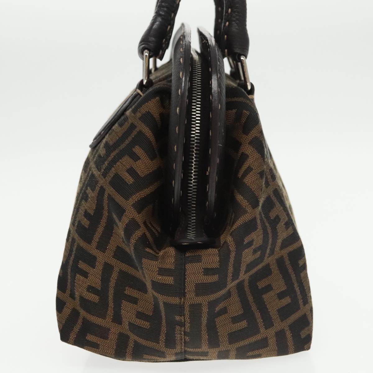 Fendi Zucca Brown Canvas Handbag ()
