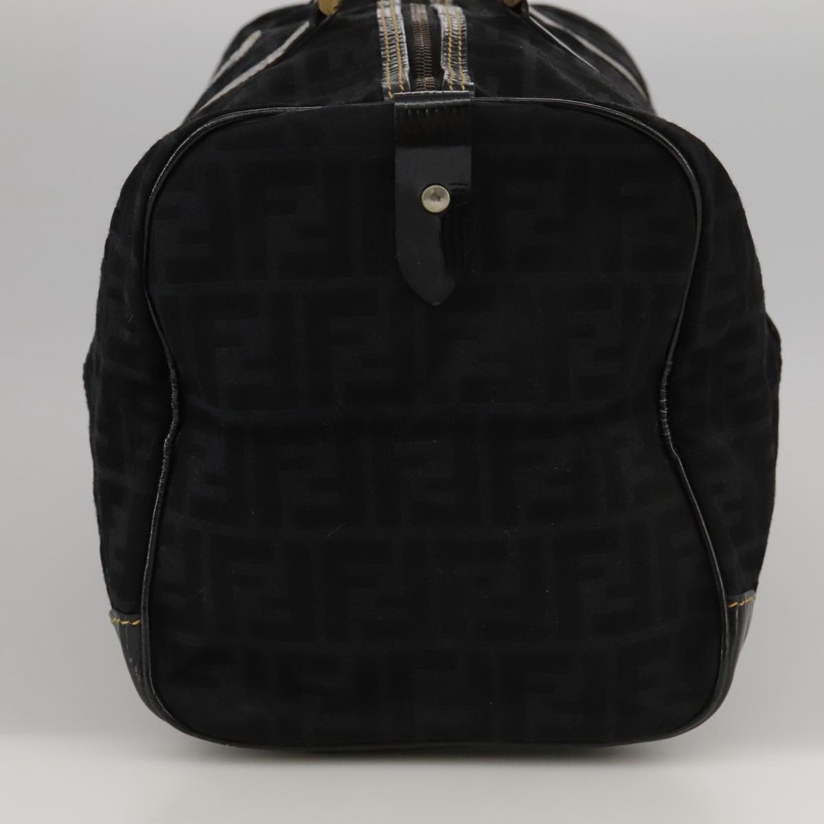 Fendi Black Canvas Travel Bag ()