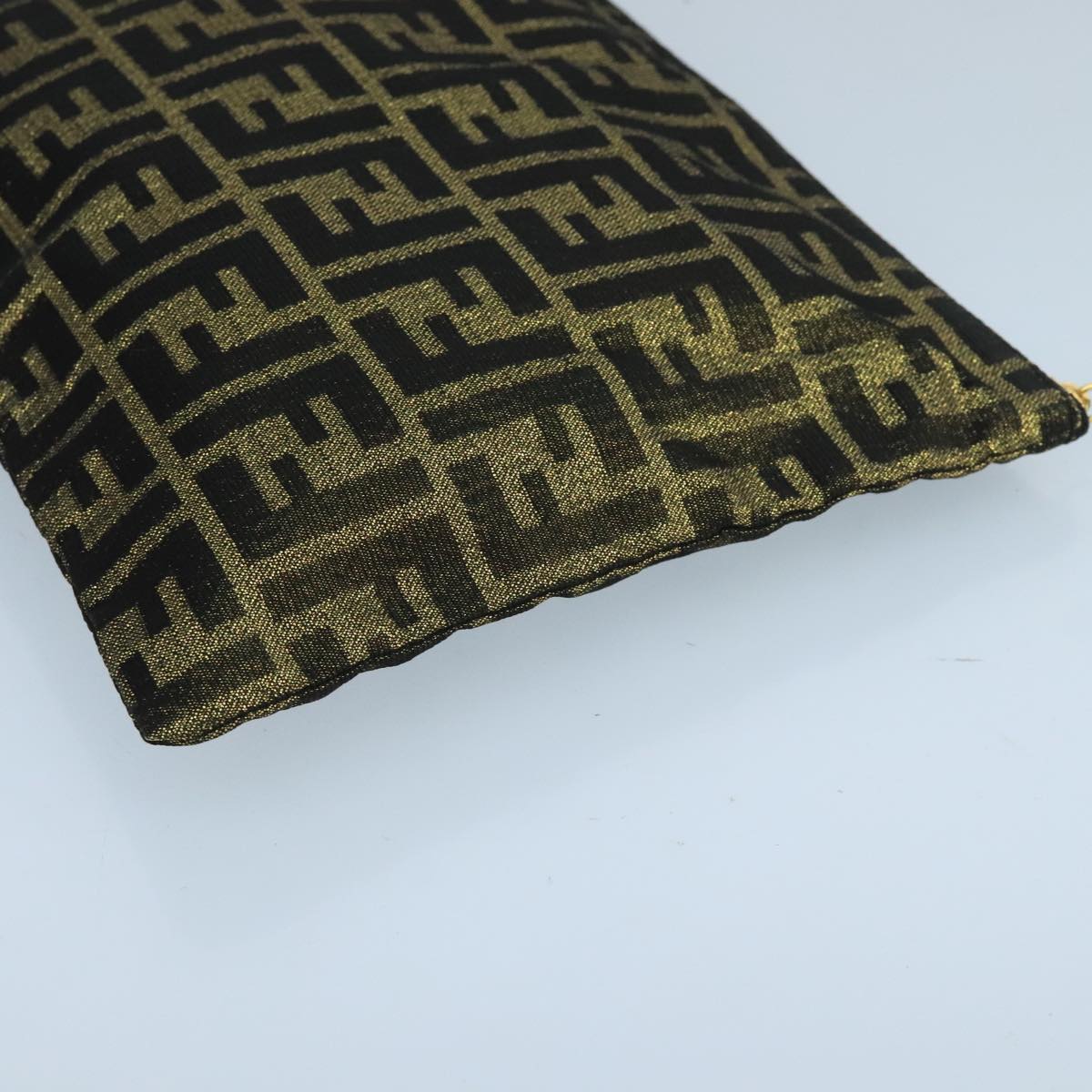 Fendi Brown Canvas Clutch Bag ()