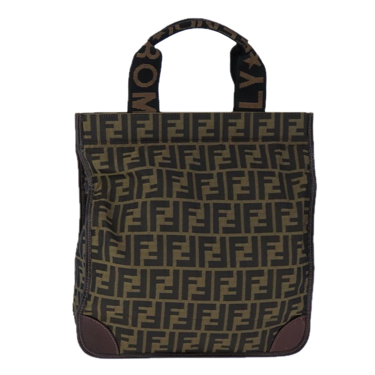 Fendi Zucca Brown Canvas Tote Bag ()