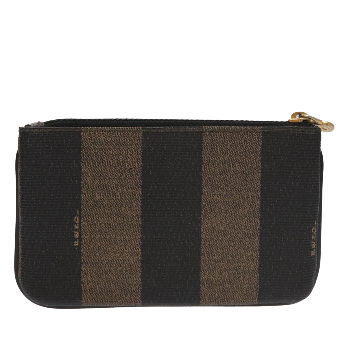 Fendi Pequin Brown Canvas Wallet ()