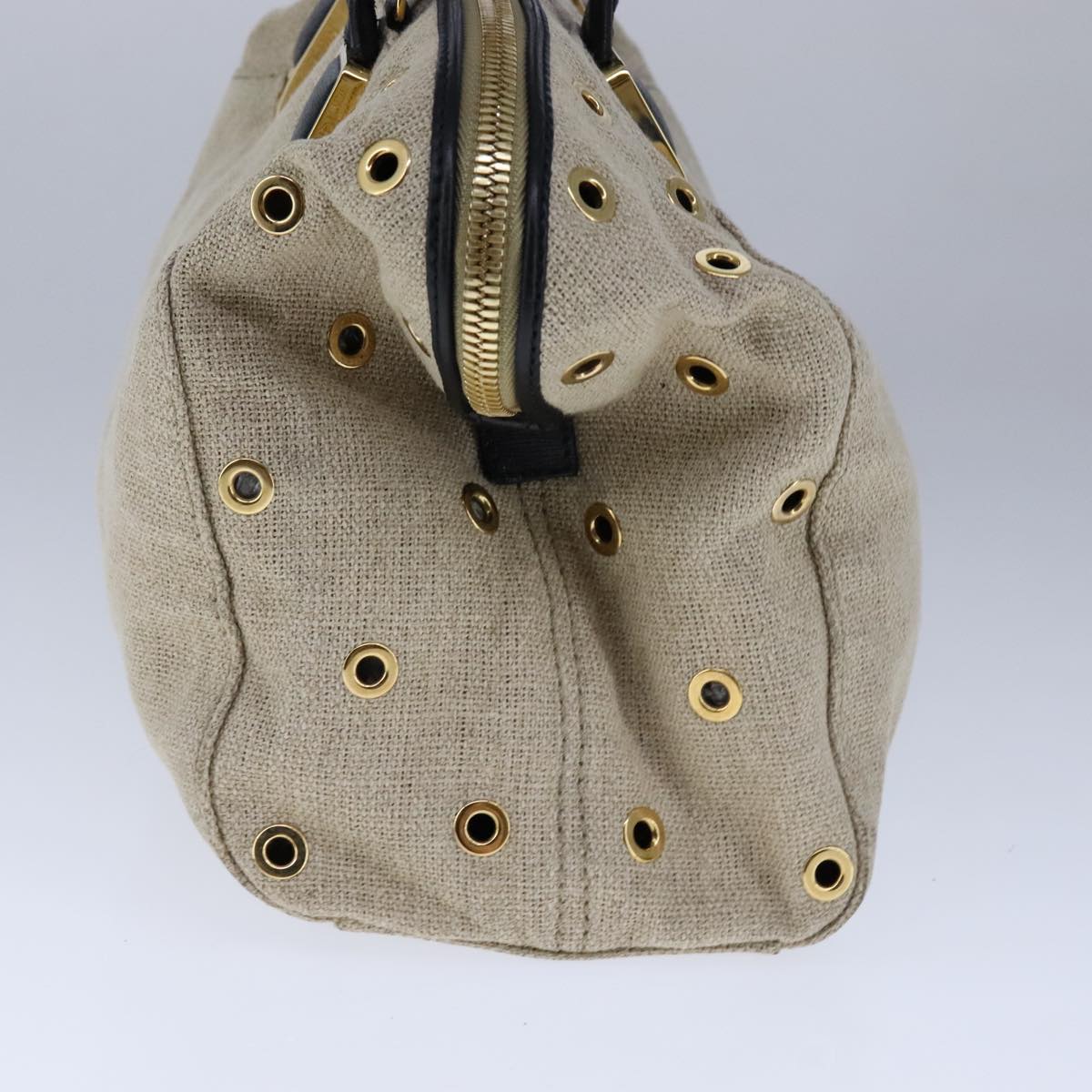 Fendi Chameleon Beige Canvas Handbag ()