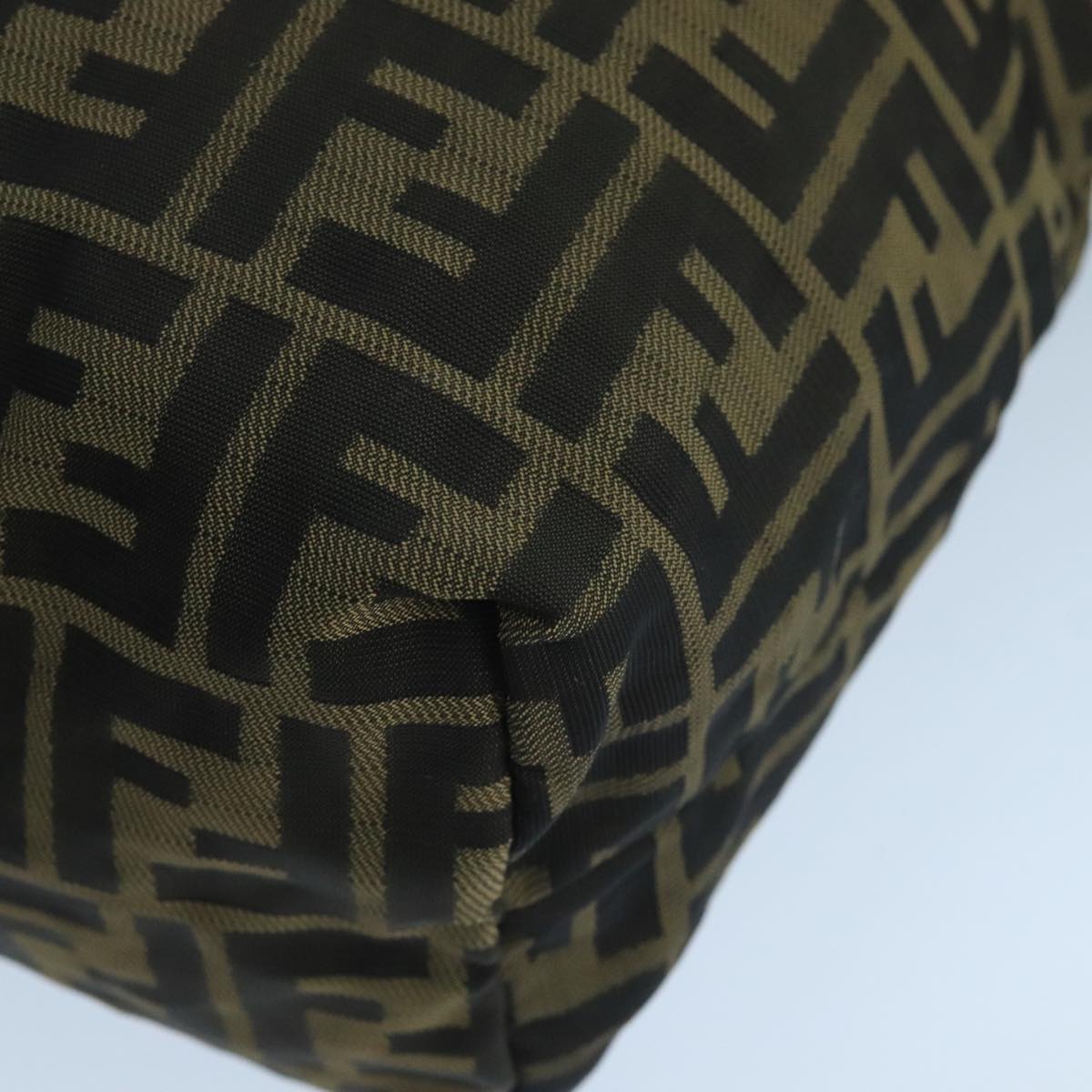 Fendi Zucca Brown Canvas Clutch Bag ()