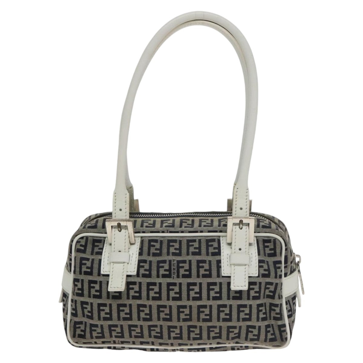 Fendi Navy Canvas Handbag ()