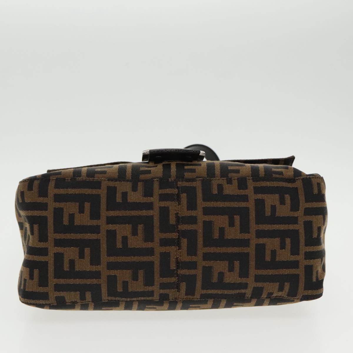 Fendi Mamma Baguette Brown Canvas Shoulder Bag ()