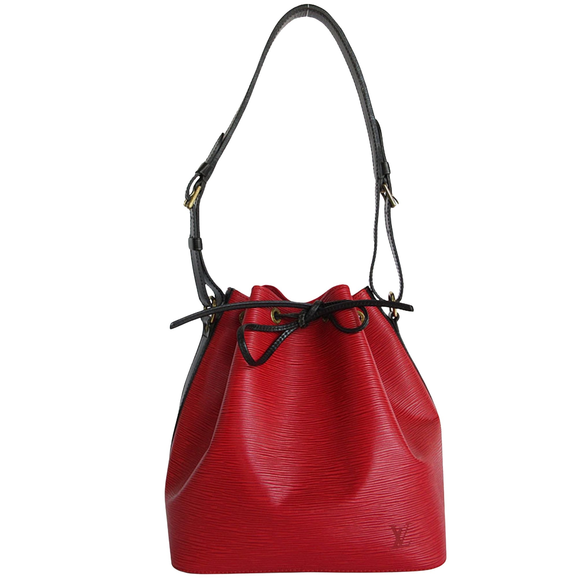 Louis Vuitton Petit Noé Leather Shoulder Bag ()