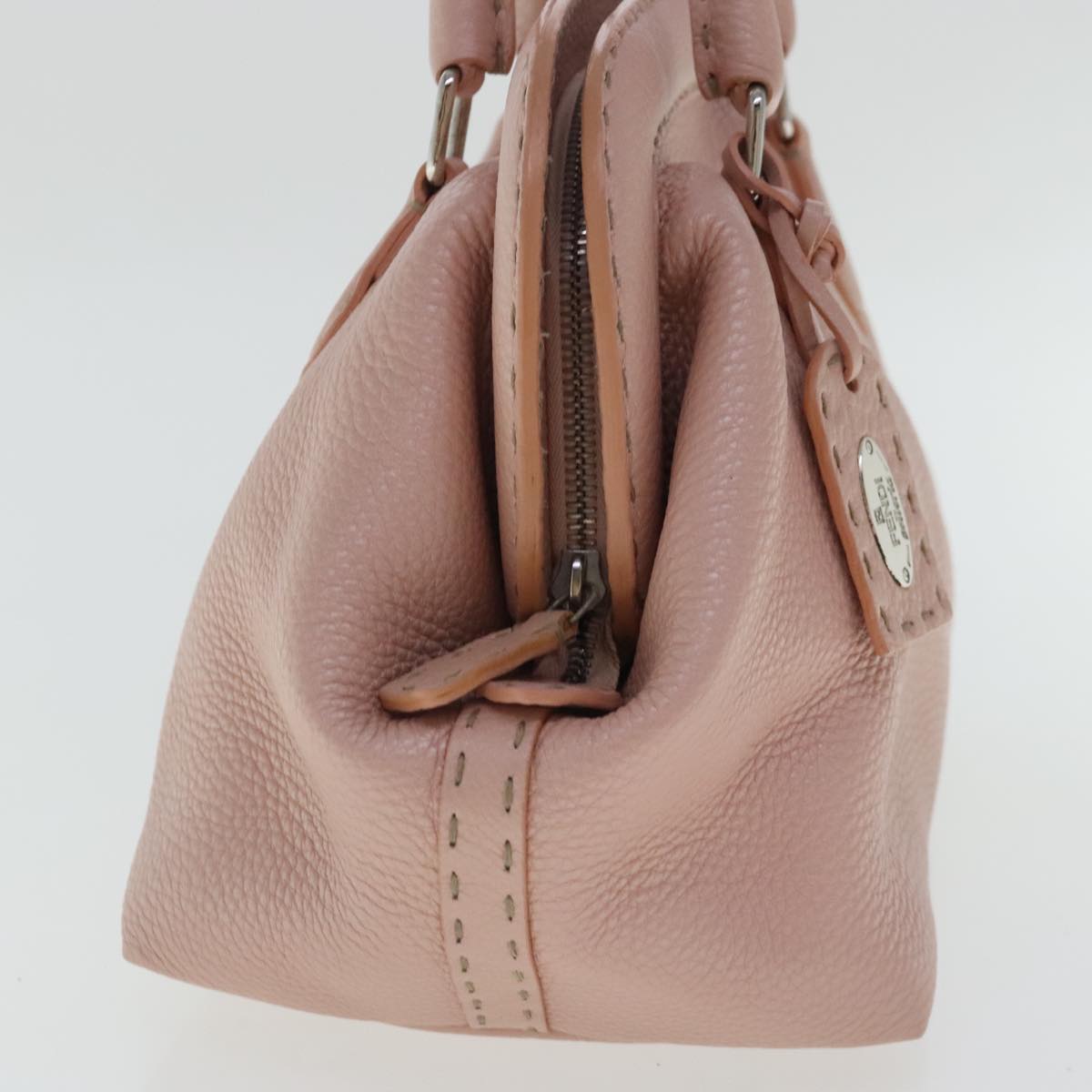 Fendi Selleria Pink Leather Handbag ()