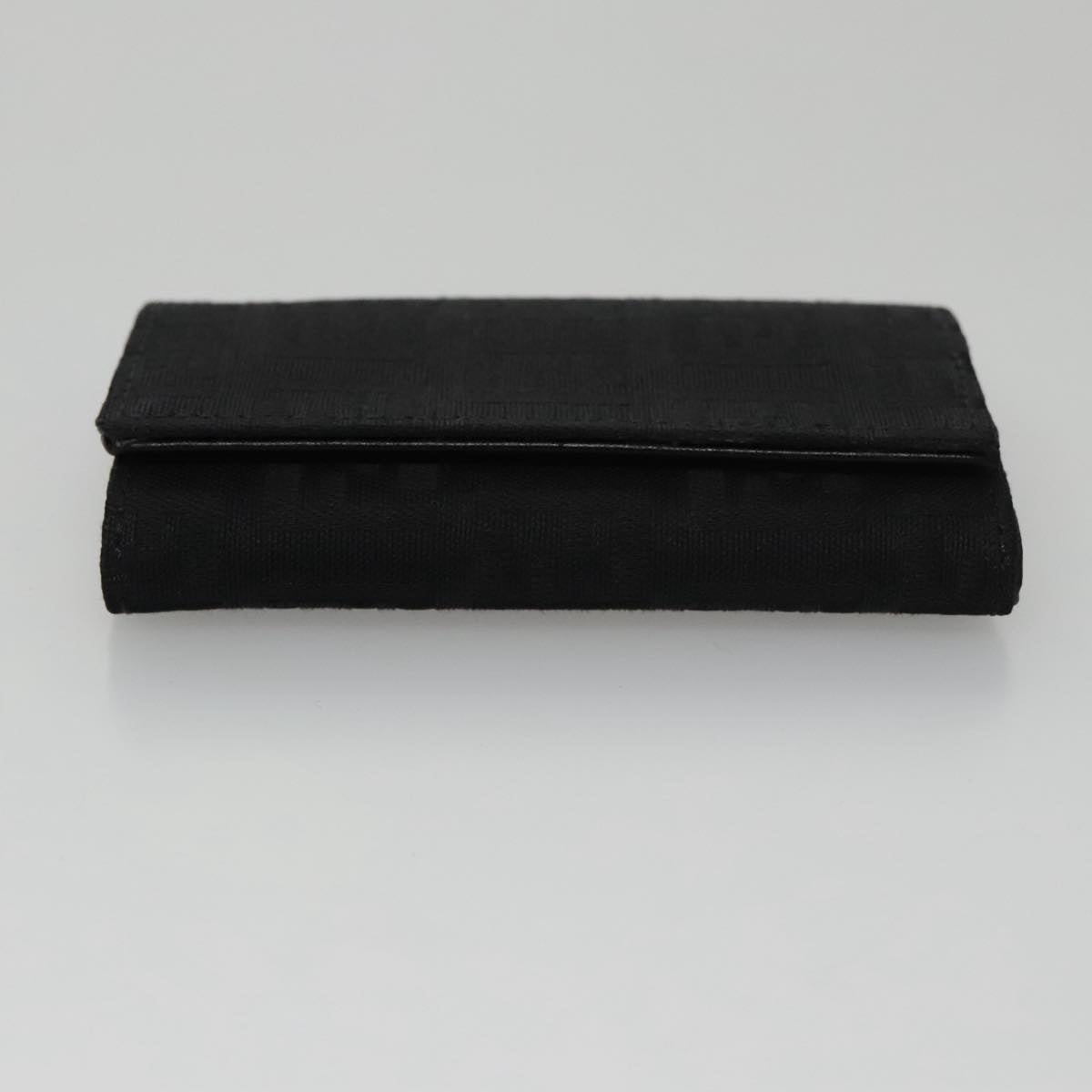 Fendi Zucchino Black Canvas Wallet ()