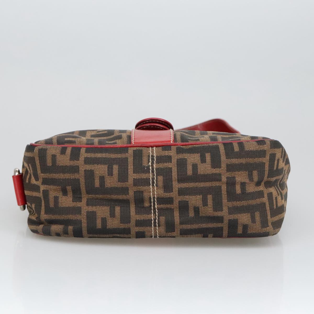 Fendi Zucca Brown Canvas Shoulder Bag ()