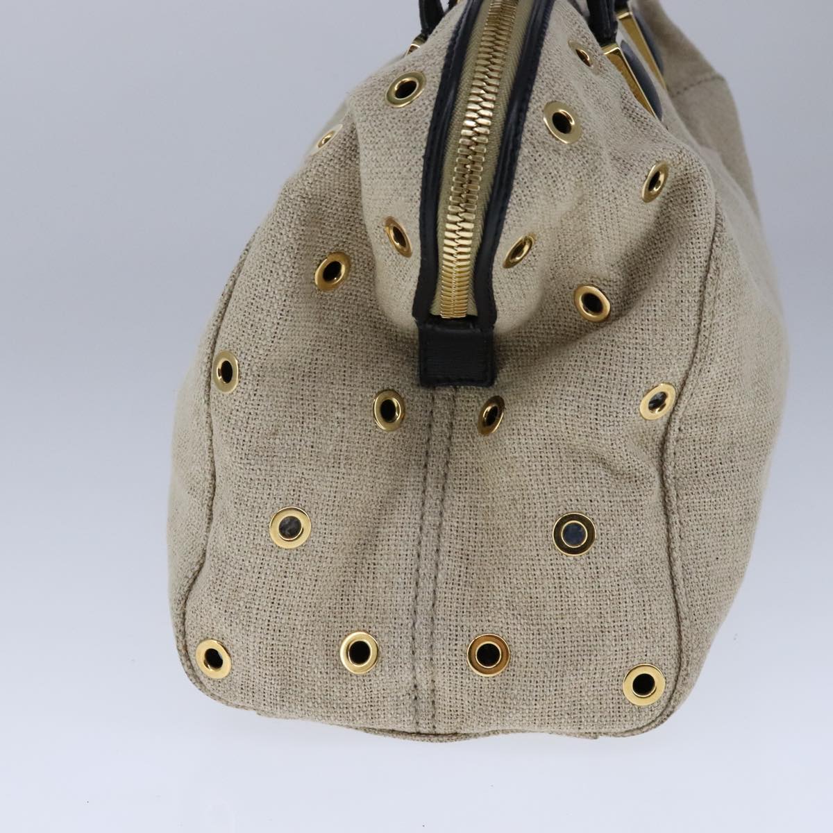 Fendi Chameleon Beige Canvas Handbag ()