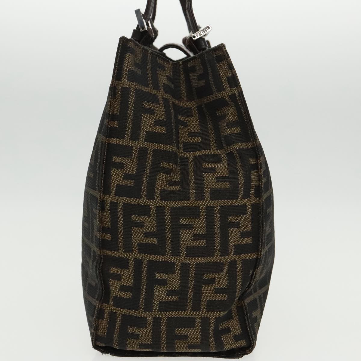 Fendi Mamma Baguette Brown Canvas Shoulder Bag ()