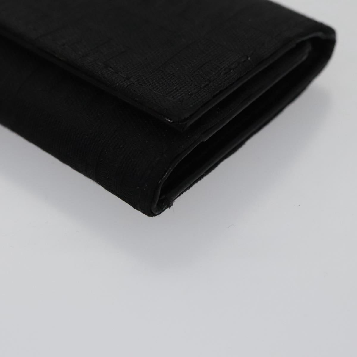 Fendi Zucchino Black Canvas Wallet ()