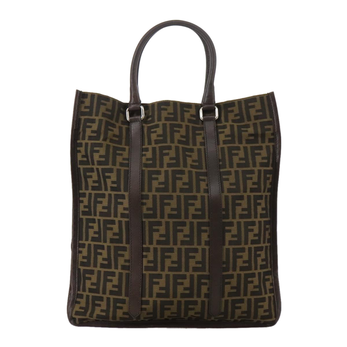 Fendi Zucca Brown Canvas Tote Bag ()