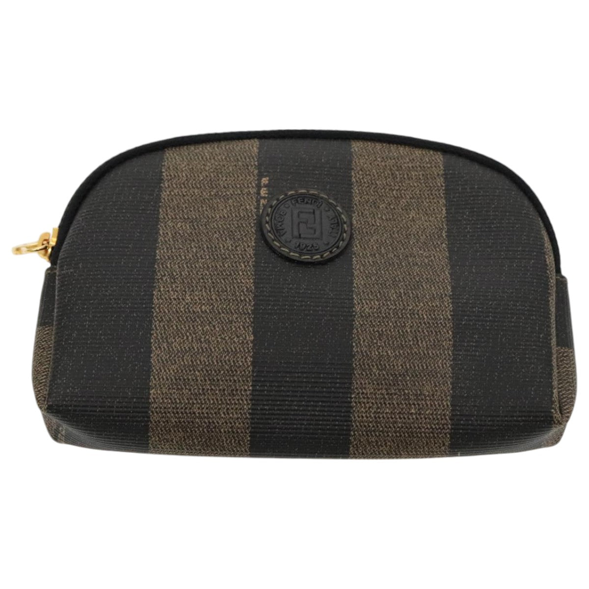 Fendi Brown Canvas Clutch Bag ()