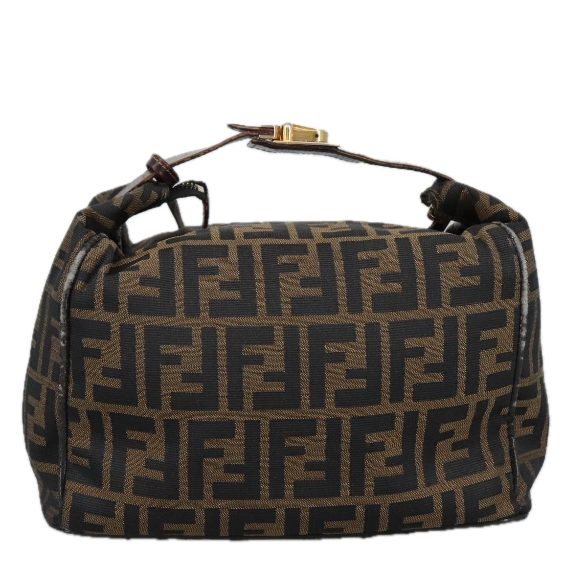 Fendi Zucca Brown Canvas Clutch Bag ()