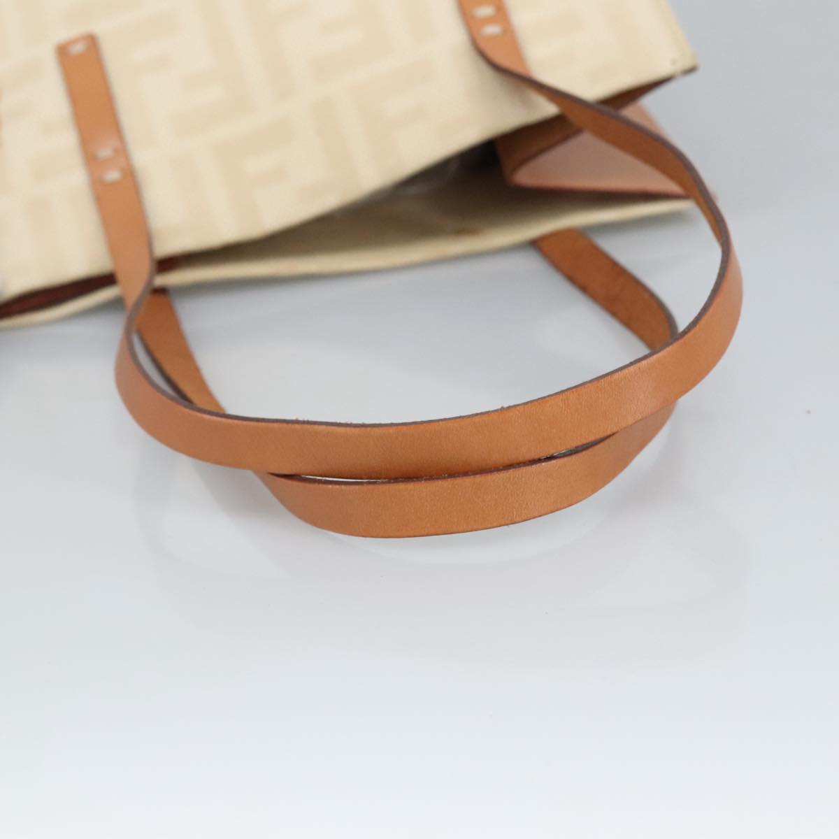 Fendi White Canvas Tote Bag ()